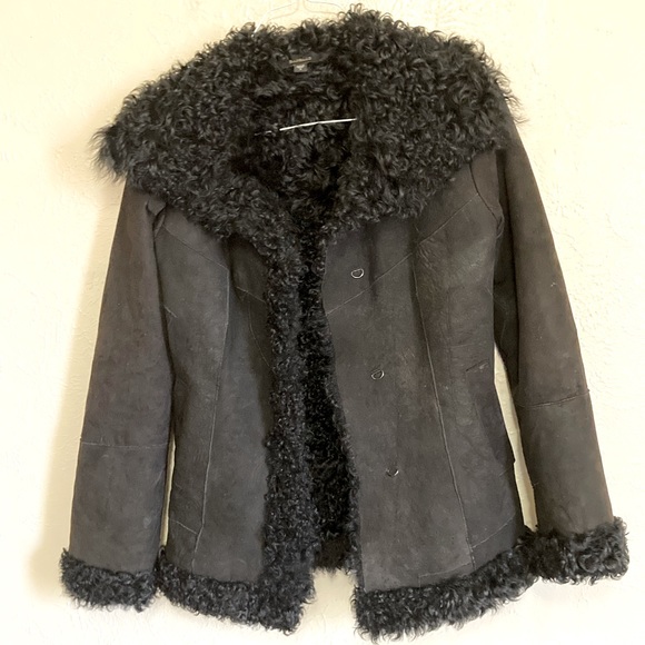 Express Jackets & Blazers - Express Lamb Skin Leather Coat